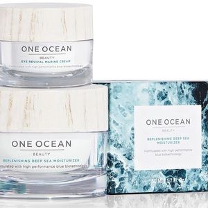 NIB One ocean Replenishing deep sea moisturizer & eye revival marine cream $250+